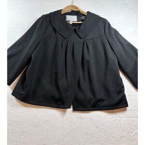Old Navy Retro Lined Preppy Academia Cropped Swing Jacket Size XL